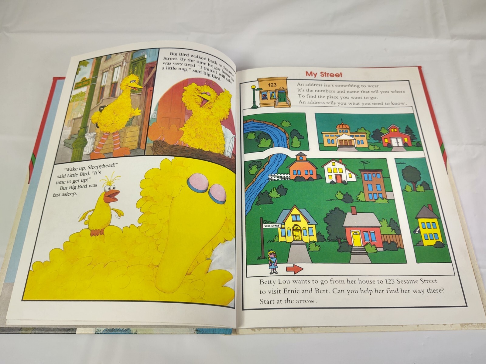 Vtg 89 On My Way With Sesame Street Volume 7 People In My Neighborhood Book CTW