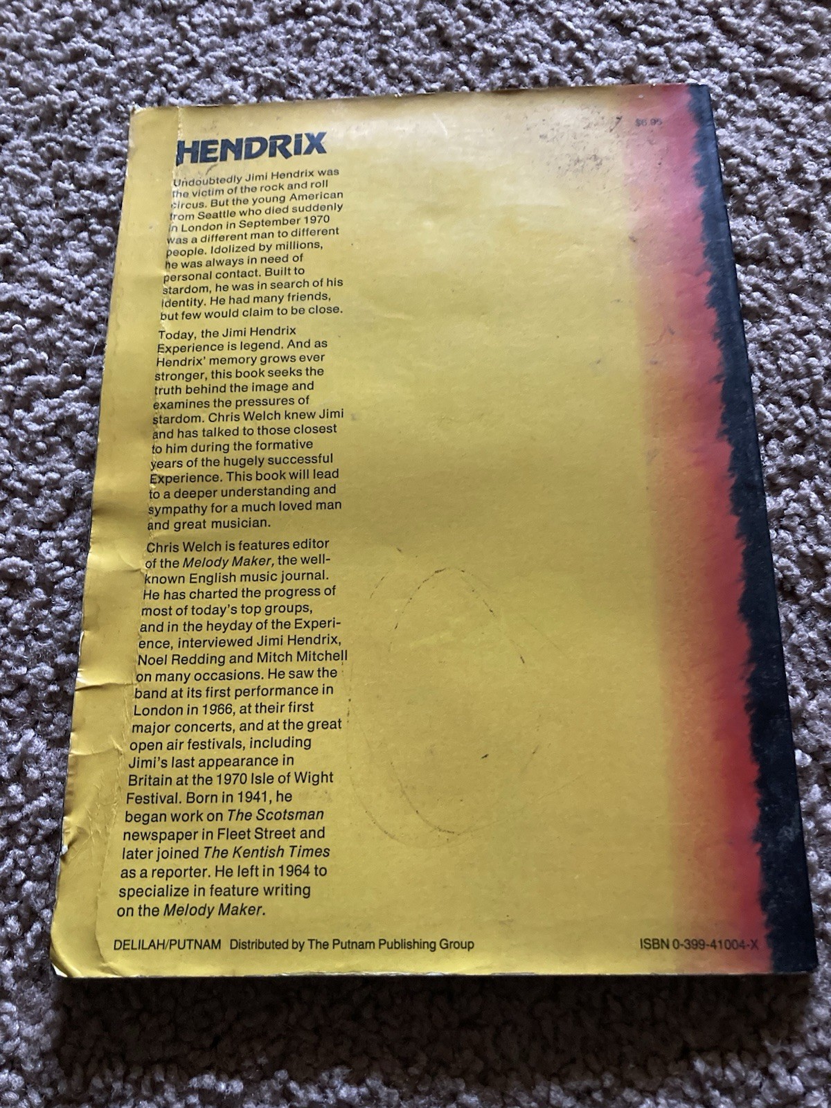 Hendrix : A Biography, by Chris Welch