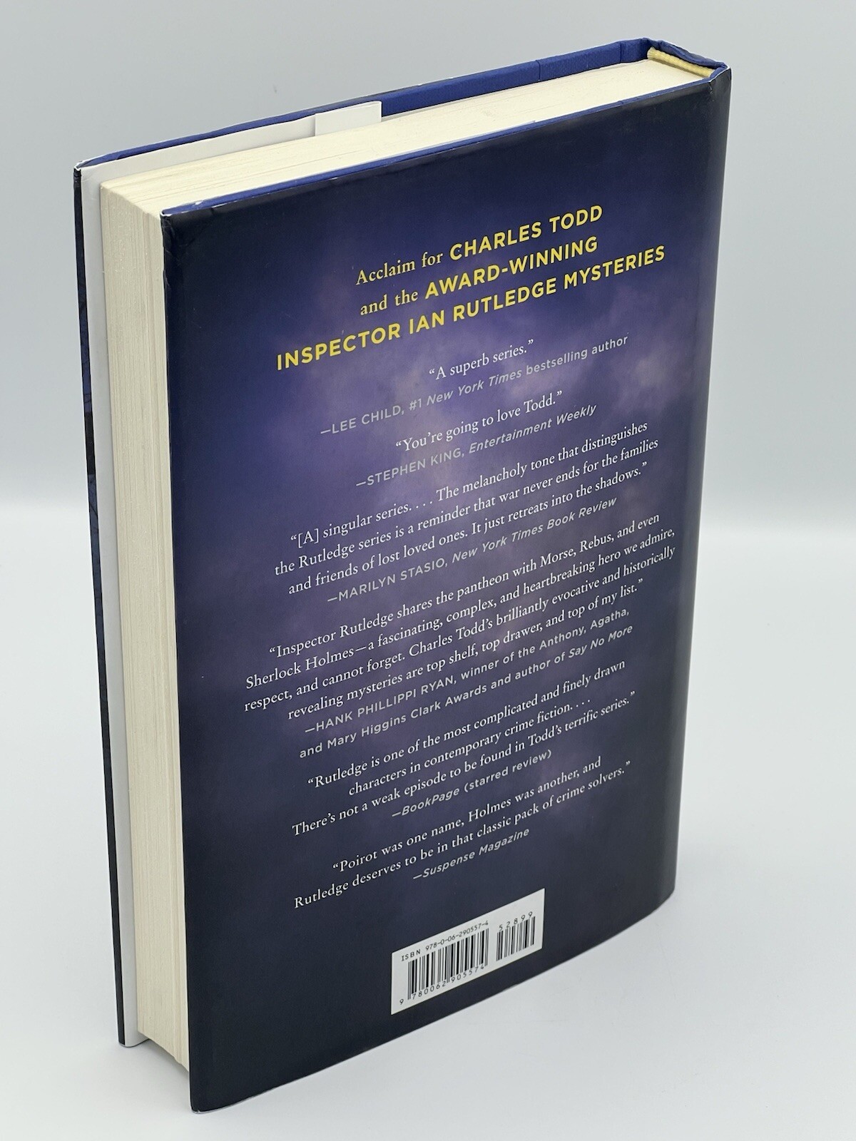Charles Todd – A Fatal Lie SIGNED 2x 1st Edition Ian Rutledge
