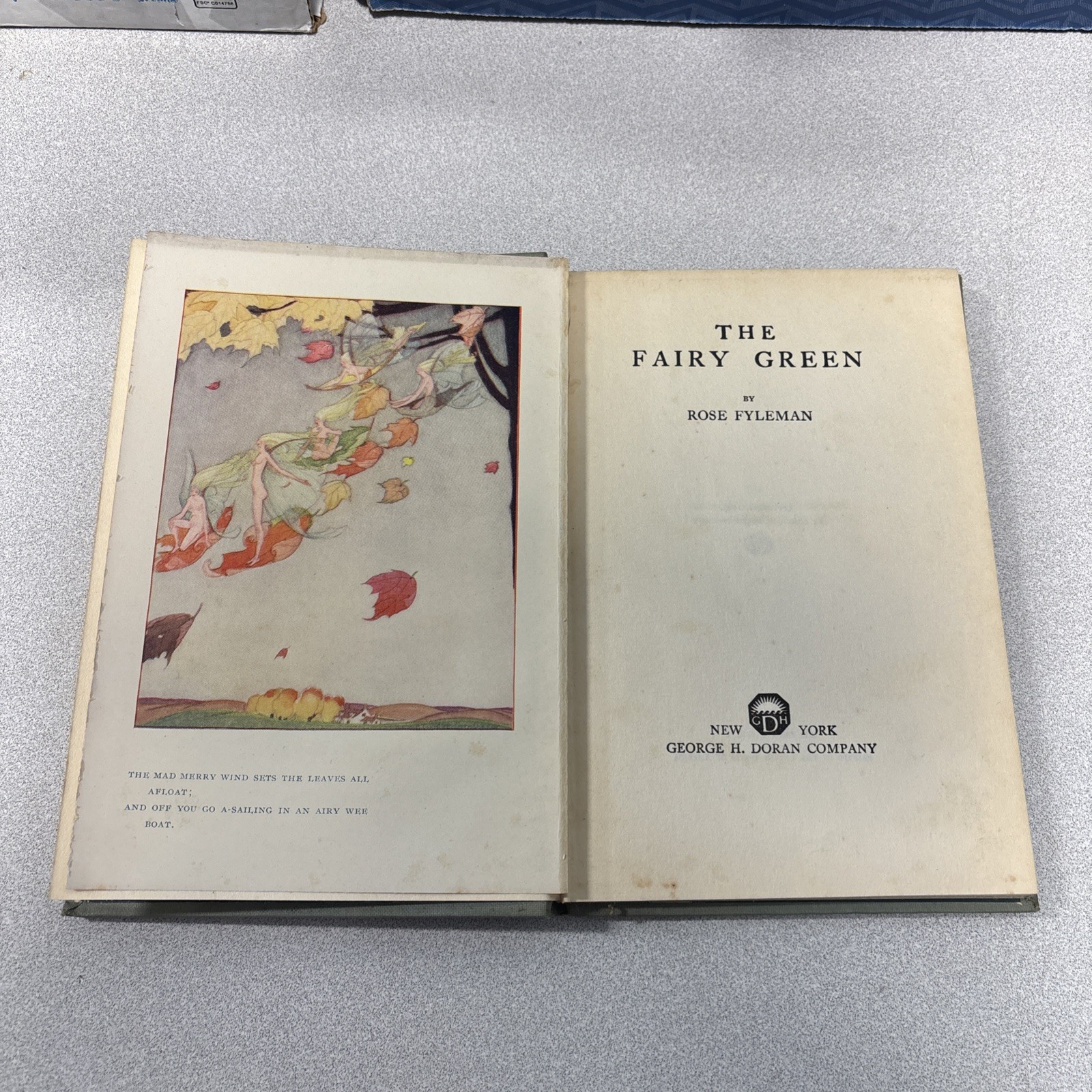 3 Volumes By Rose Fyleman Fairies&Chimneys, The Fairy Green And The Fairy Flute