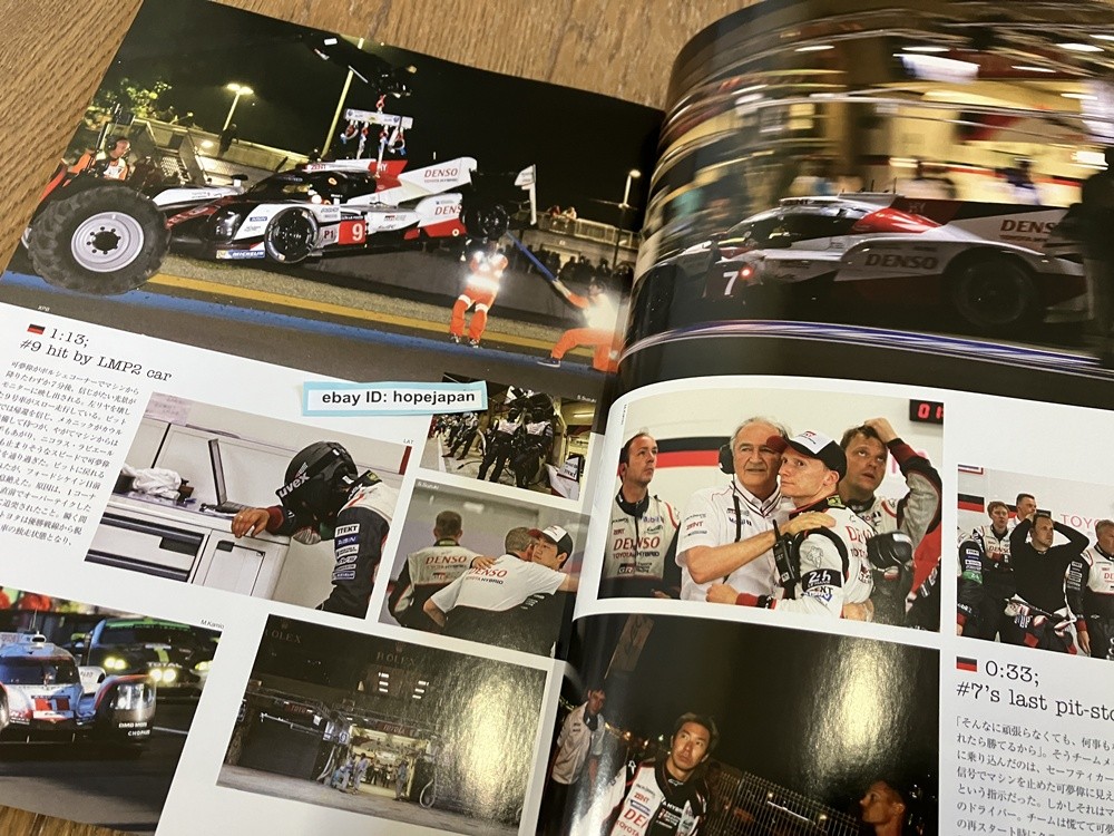 24 Hours of Le Mans 2017 116 pages in full color TOYOTA Porsche