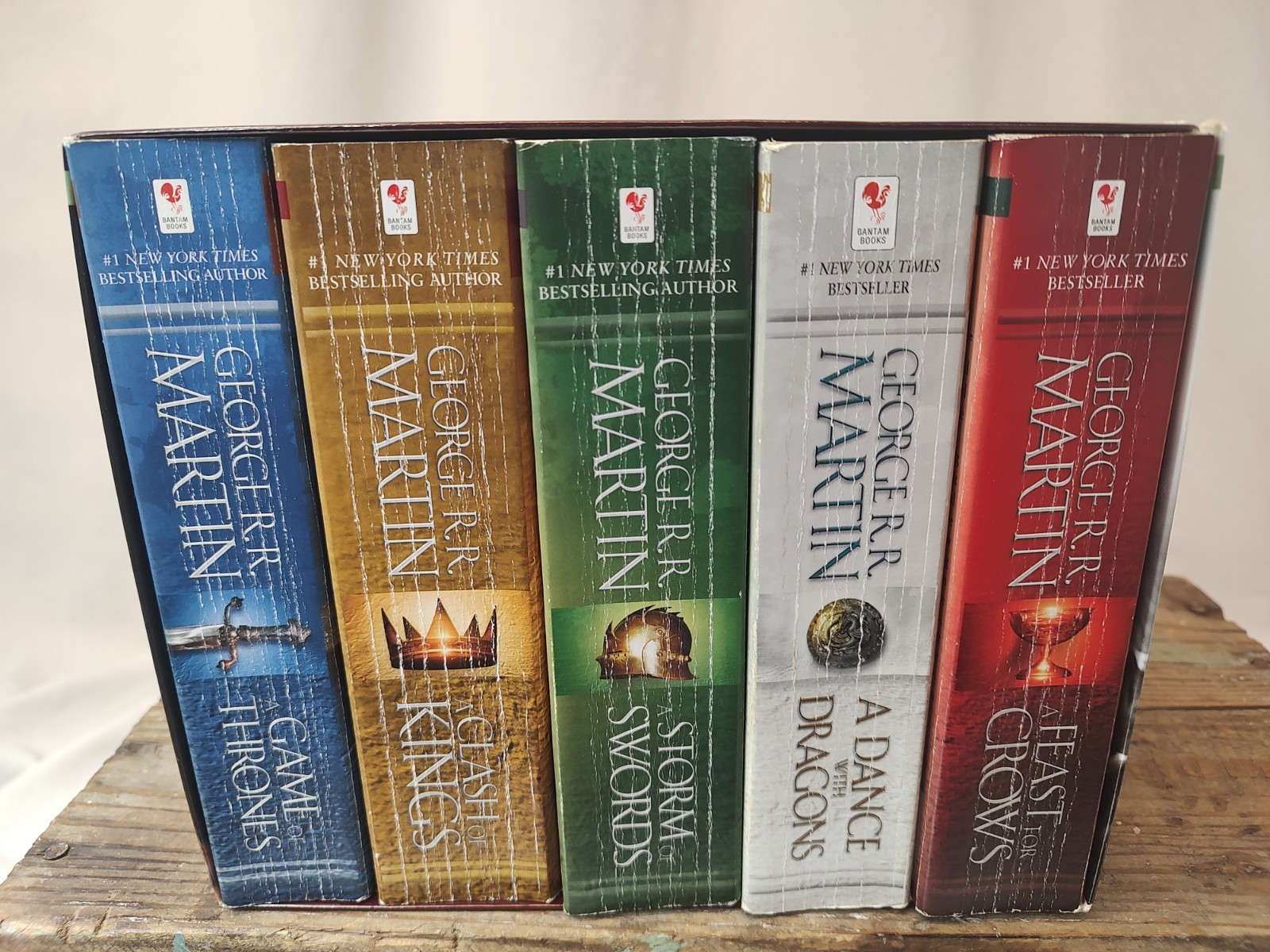 George R.R. Martin: A Song of Ice & Fire (Game of Thrones) PB Book Box Set of 5