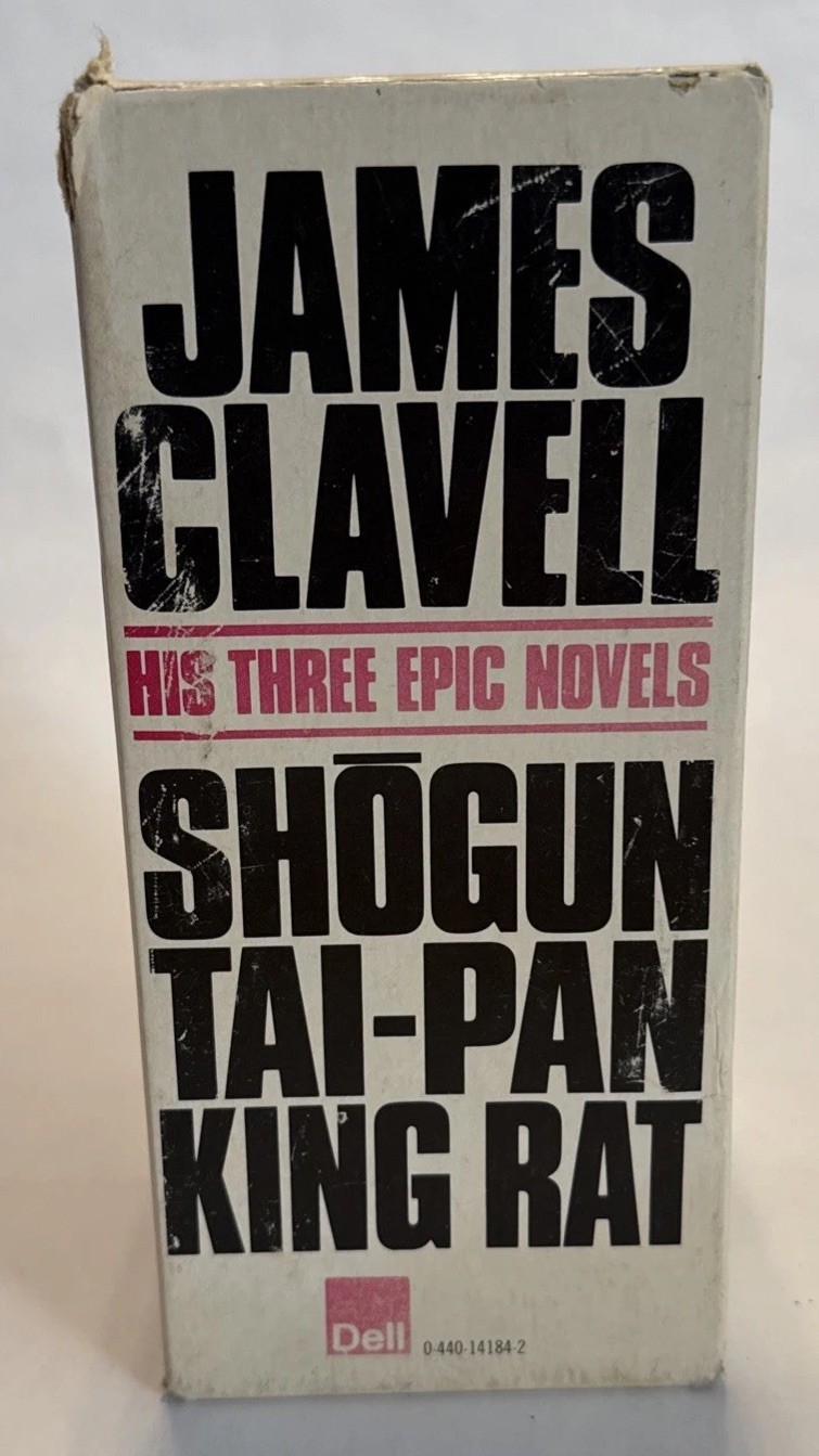 James Clavell His Three Epic Novels Paperback Box Set Vintage