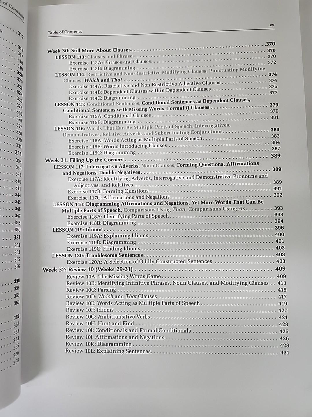 Grammar for the Well-Trained Mind: Key to Blue Workbook Answers