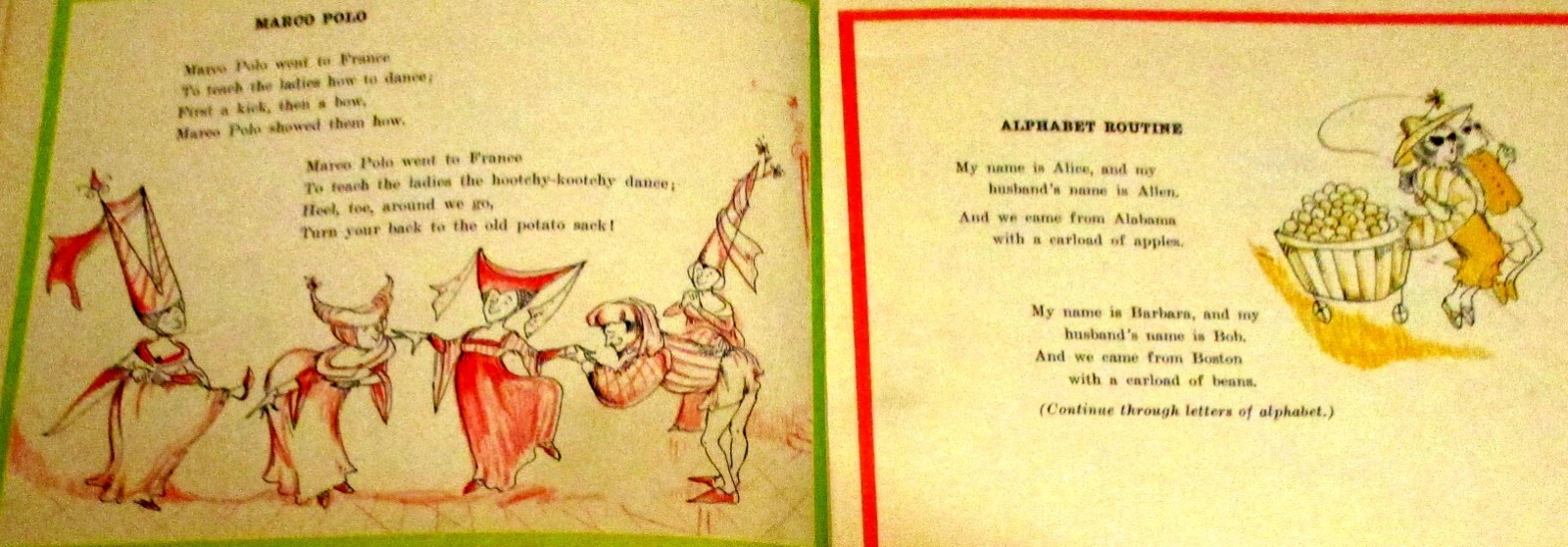 1972 Jump the Rope Jingles by Emma Vietor Worstell Softcover Book 44 Pages