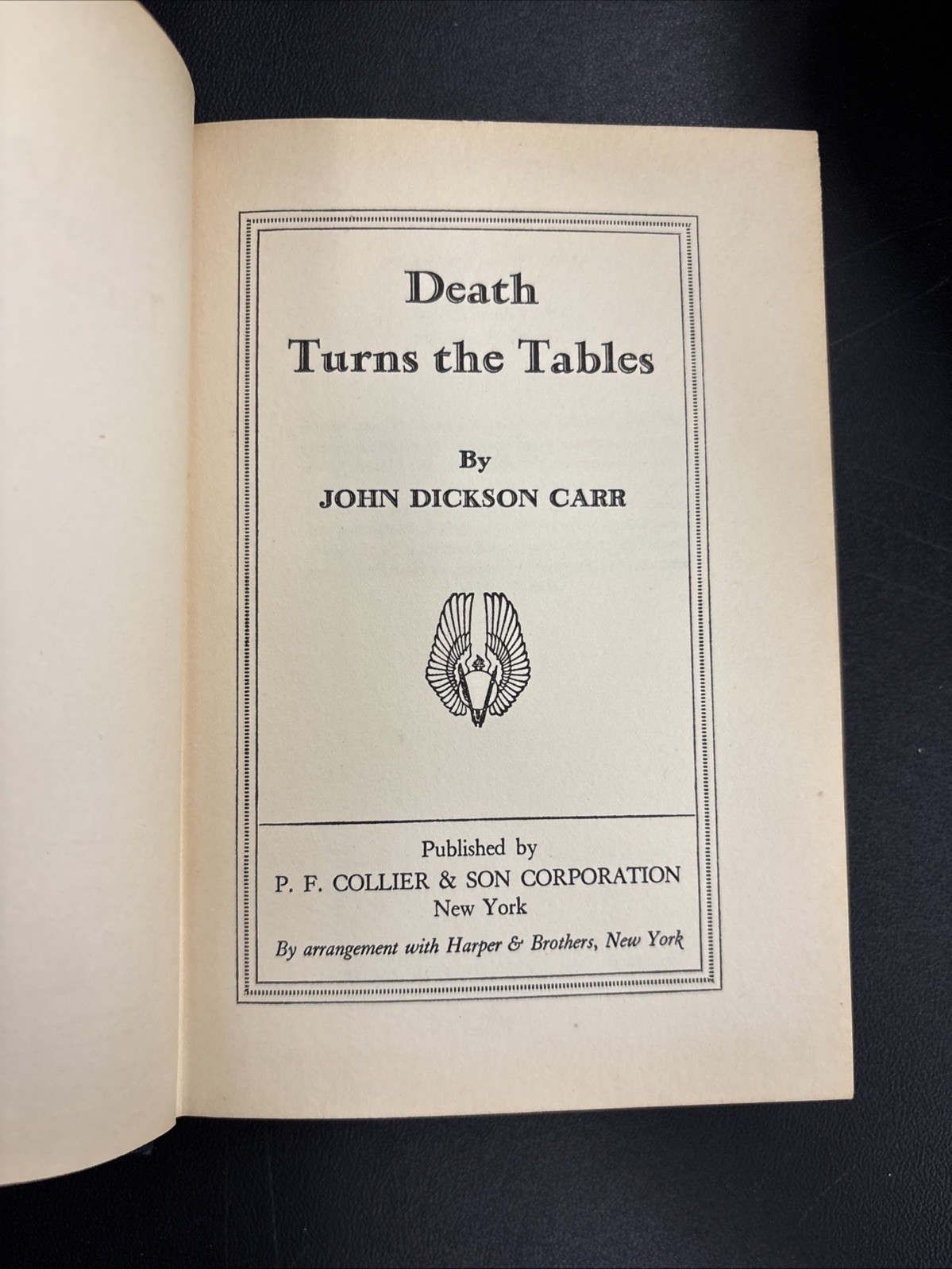 John Dickson Carr P.F. Collier Rare Vintage Skull Cover Edition Lot 1940’s HC