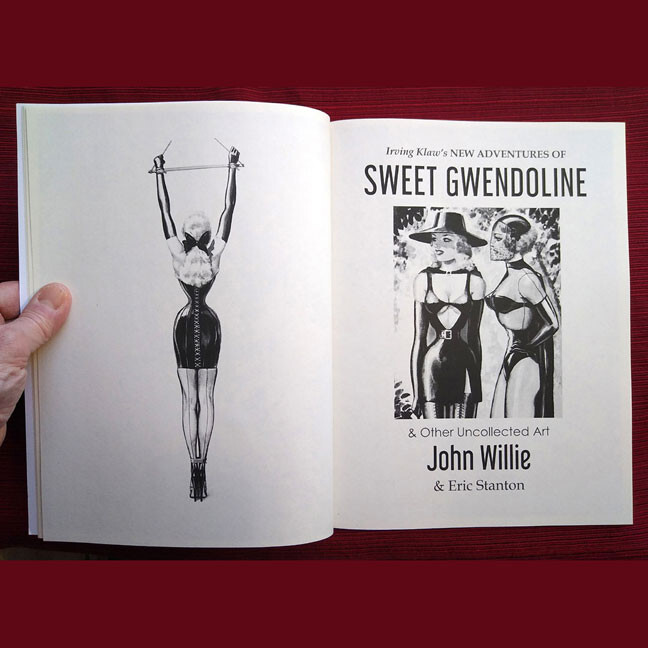 John Willie, 2 Books, New Adventures of Sweet Gwendoline, John Willie Biography