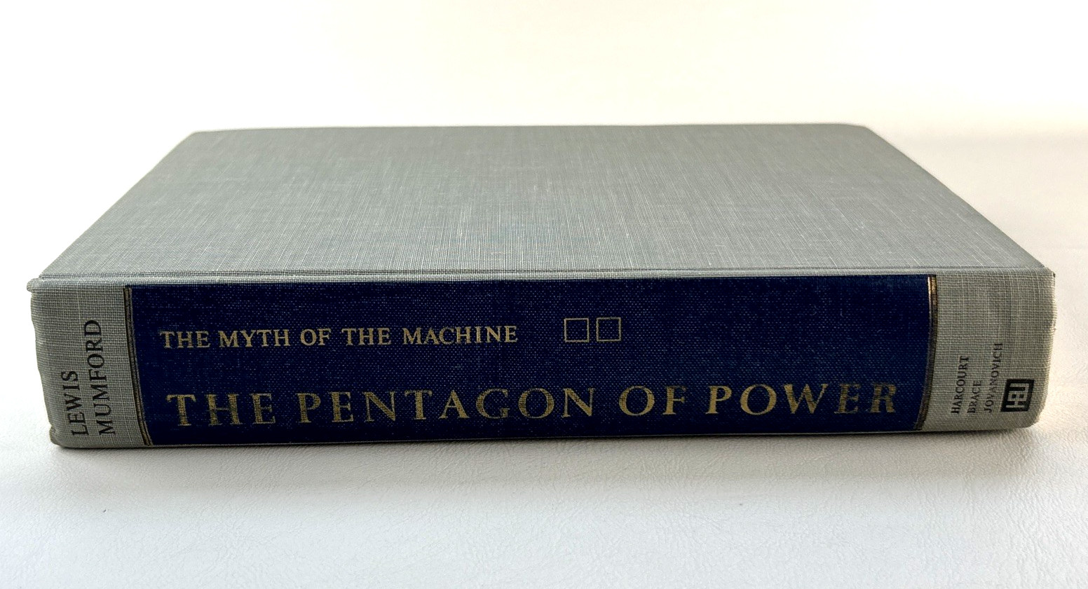 PENTAGON OF POWER MYTH OF THE MACHINE – Lewis Mumford – Hardcover 1970