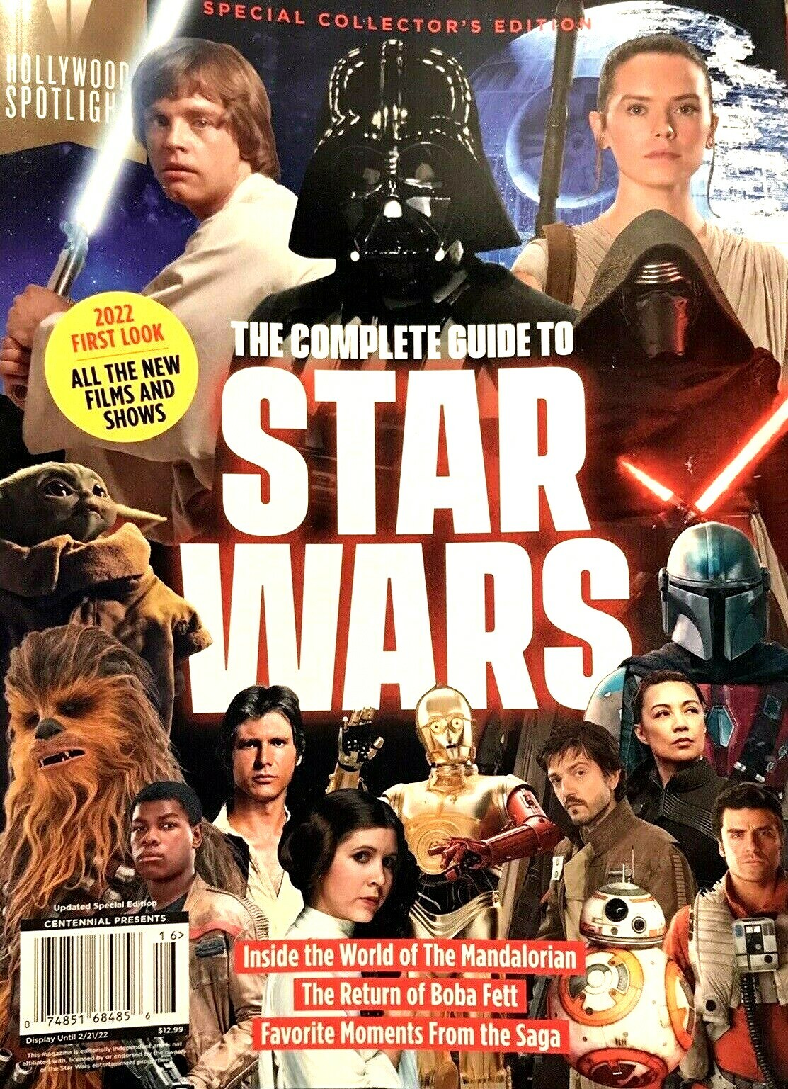 HOLLYWOOD SPOTLIGHT / THE COMPLETE GUIDE TO STAR WARS / 2022 FIRST LOOK