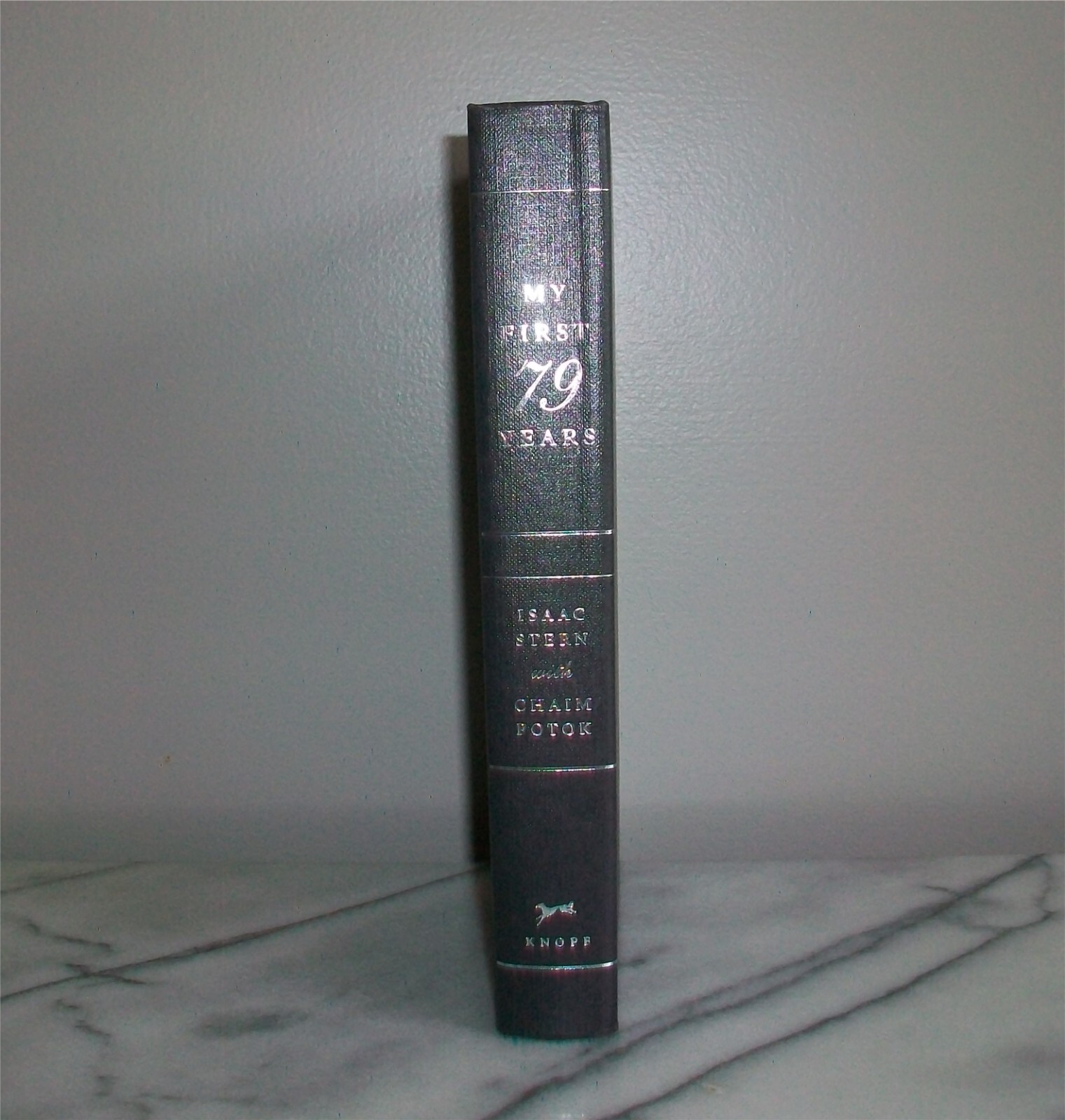 *Signed Bookplate* MY FIRST 79 YEARS Isaac Stern & Chaim Potok HC/DJ 1999 1st Ed