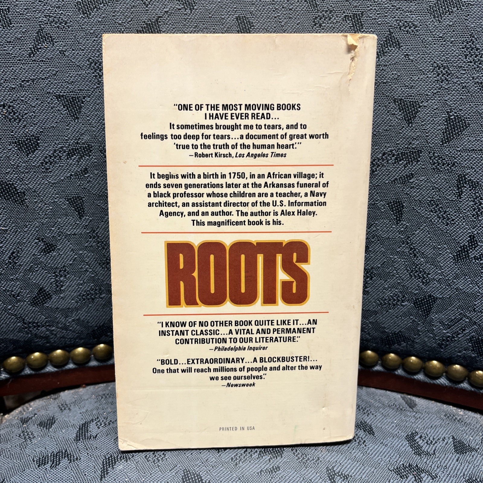 ROOTS by Alex Haley 1977 1st Dell Printing Paperback