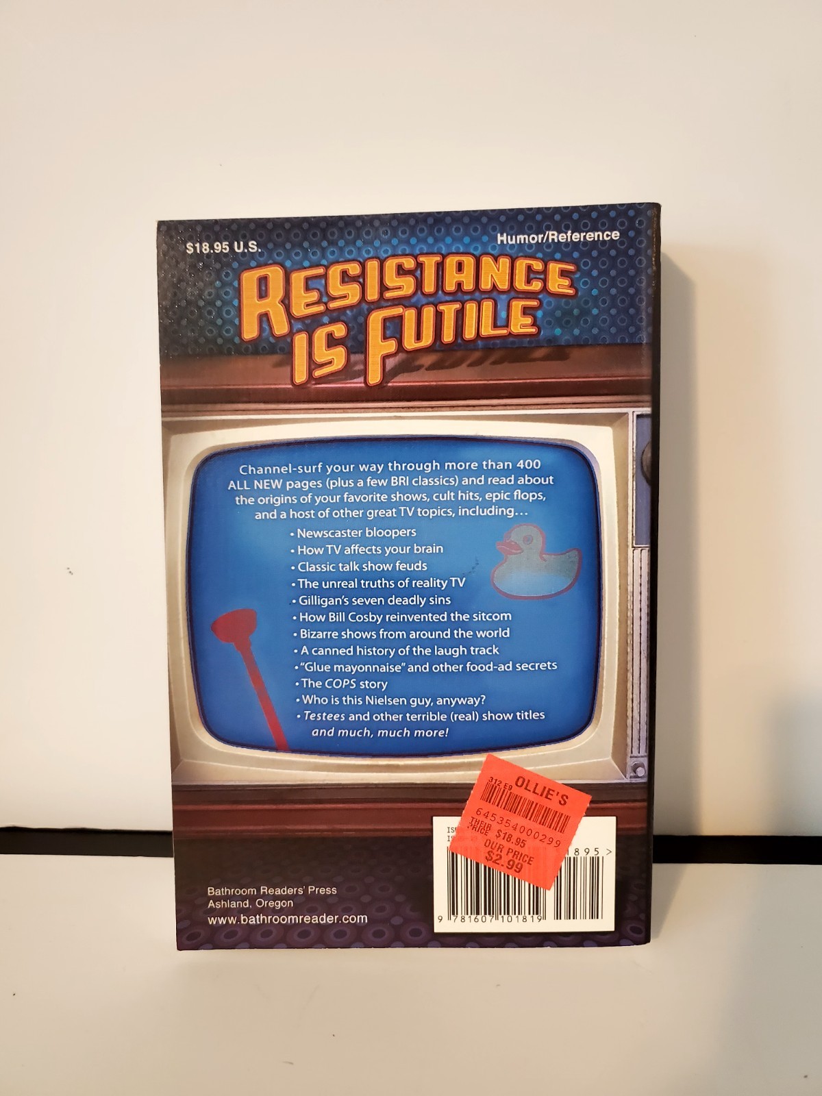 Uncle John’s Bathroom Reader “Tunes Into TV” Book, (2011), (504 Pages)