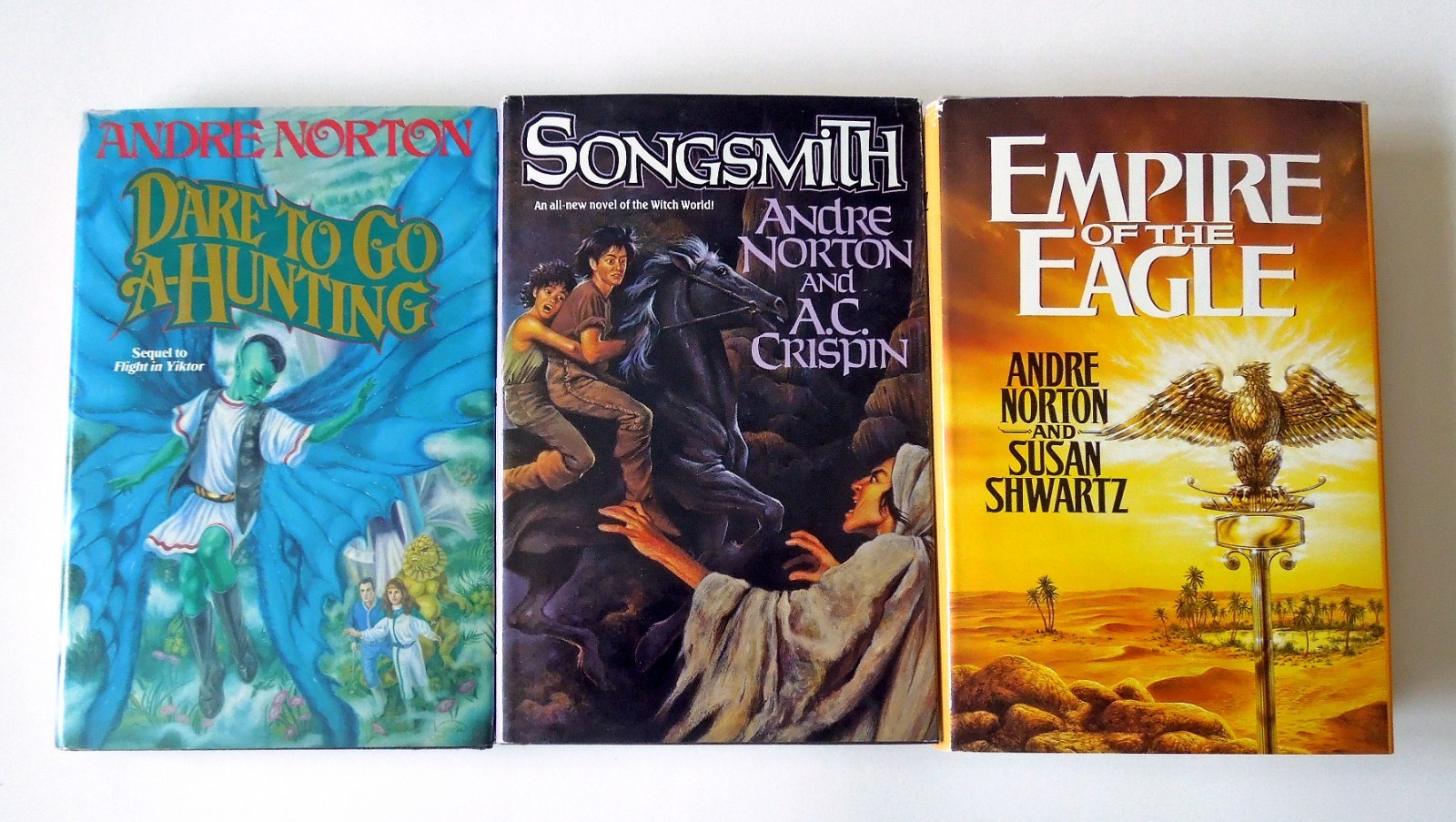 Lot of 34 Sci-fi/Fantasy Hardcover Books: Wolfe, Norton, Bradbury & others!