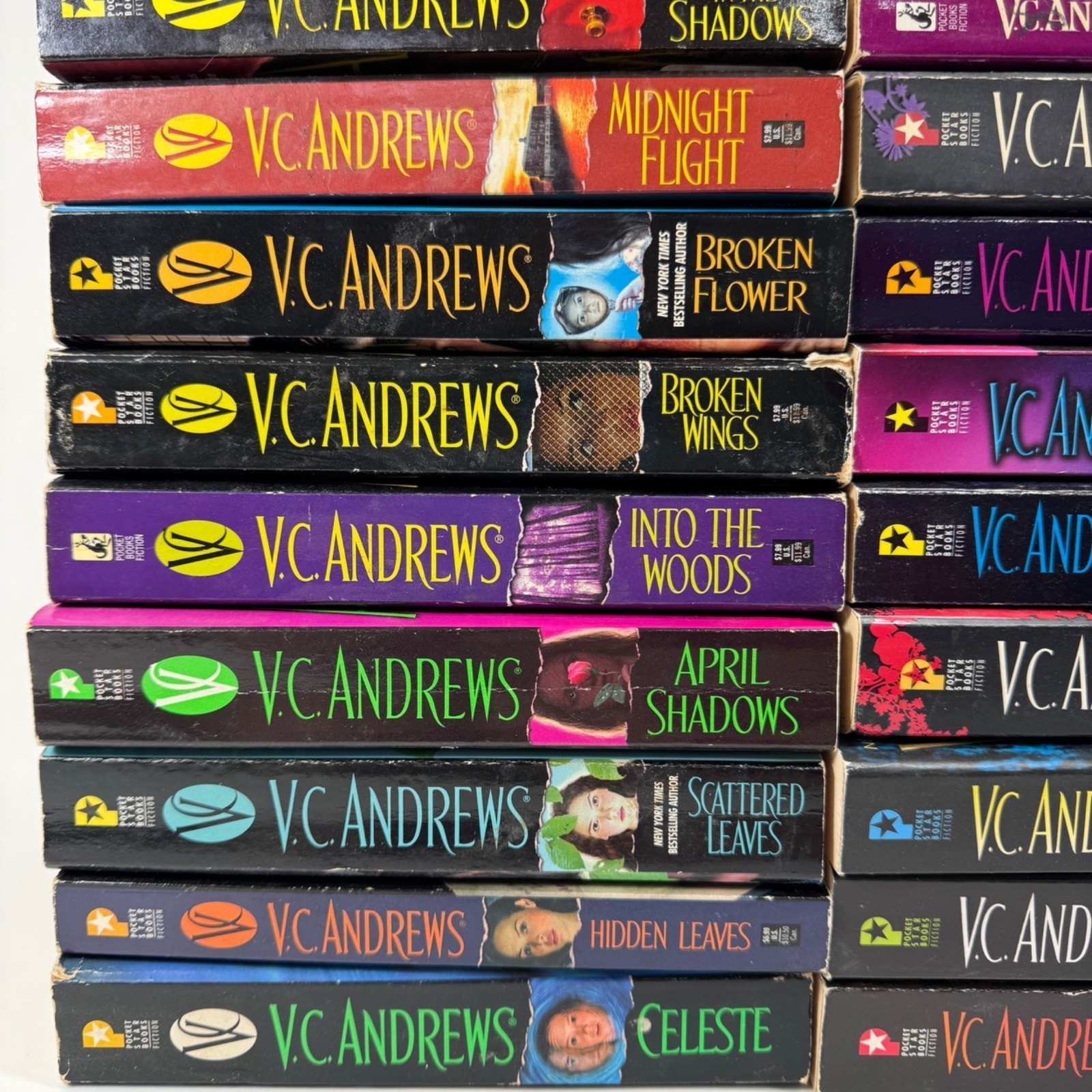 Lot 37 V.C. Andrews Books Some Keyhole Mixed Celeste Seeds of Yesterday