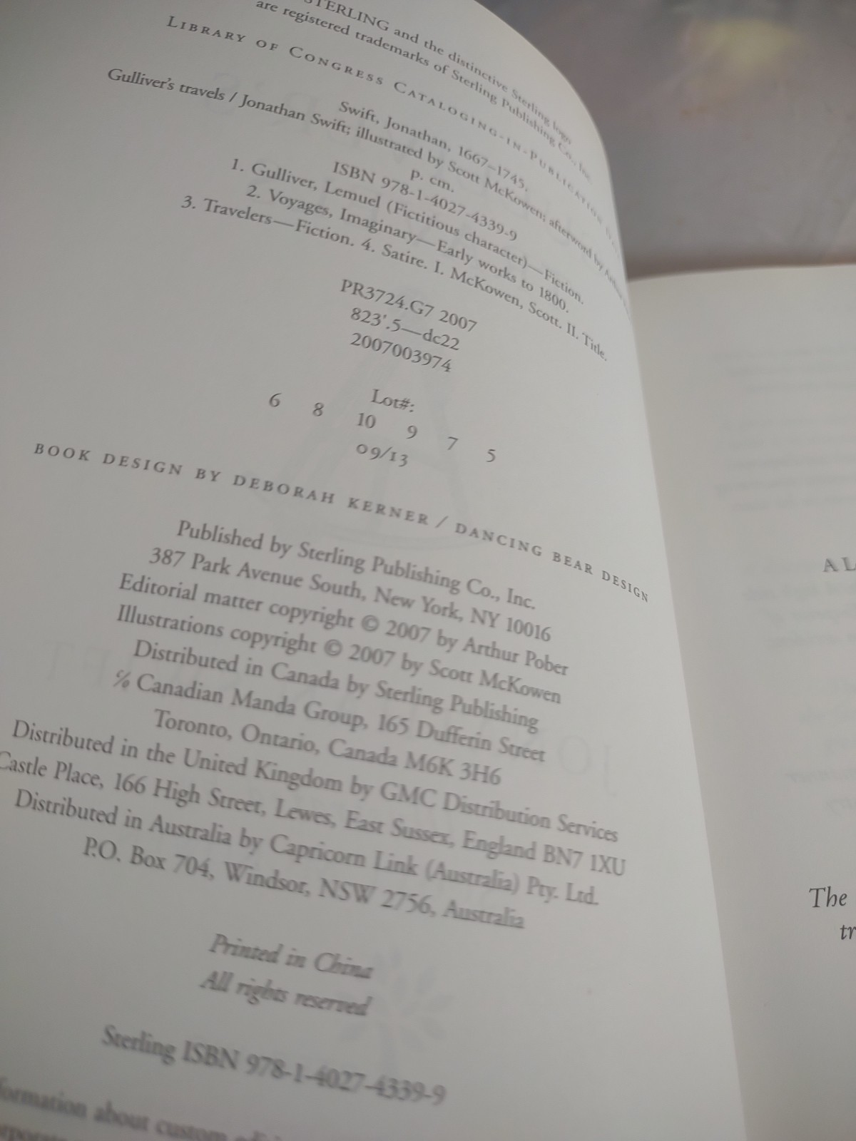 Gulliver’s Travels Unabridged by Johnathan Swift (2007, Hardcover, dust jacket)