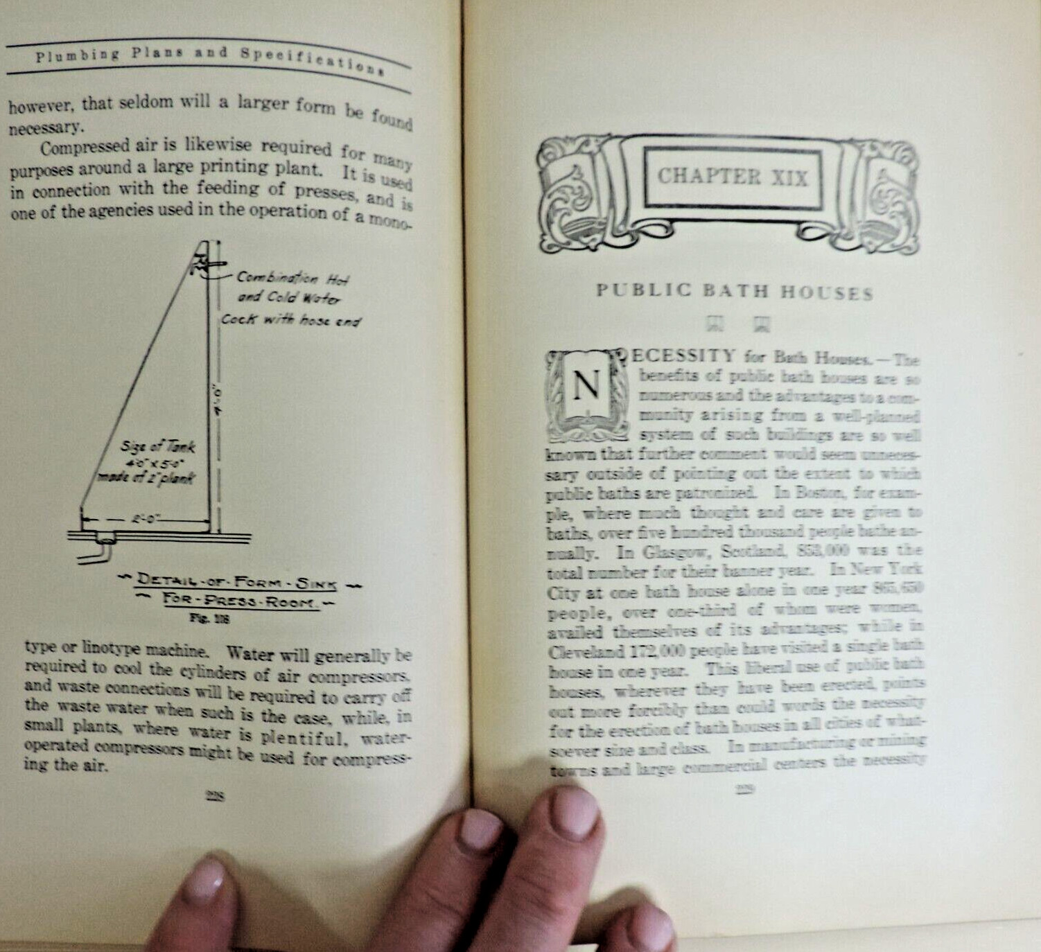1910 Plumbing Plans and Specifications by J.J. Cosgrove HC