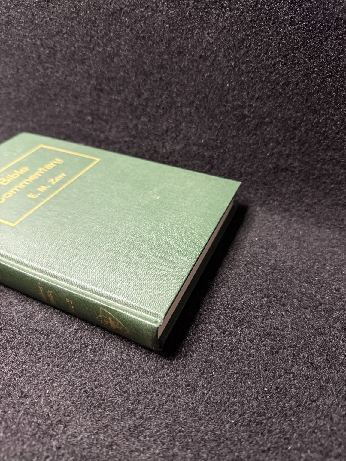 Bible Commentary Vol 3 E M Zerr 1954 Psalms Proverbs Isaiah Hardcover