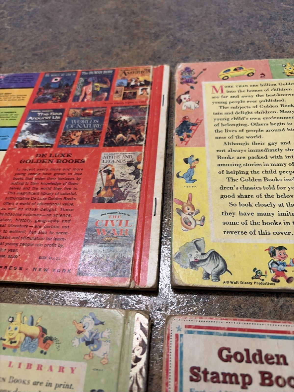 VTG LITTLE GOLDEN BOOKS LOT OF 8 Hardcover BOOKS