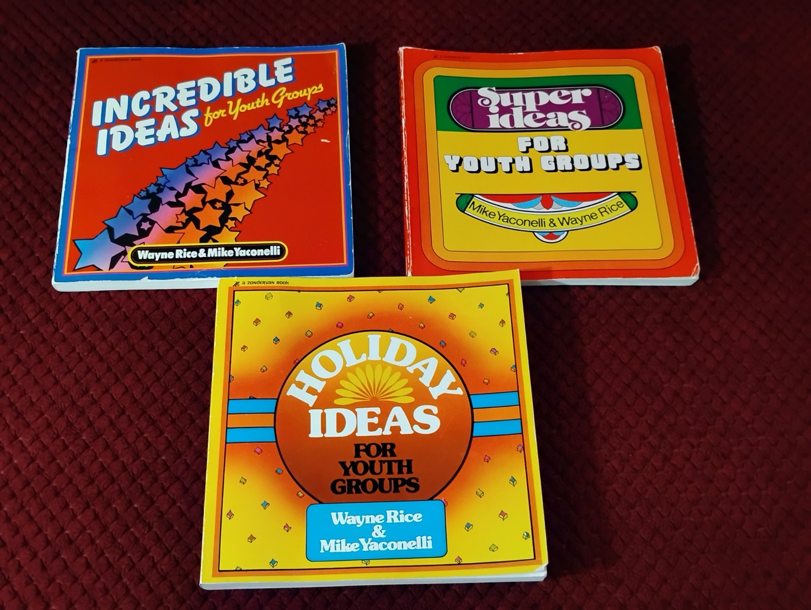 1970s Christian Youth Group books, from Mike Yaconelli & Wayne Rice, 3 books
