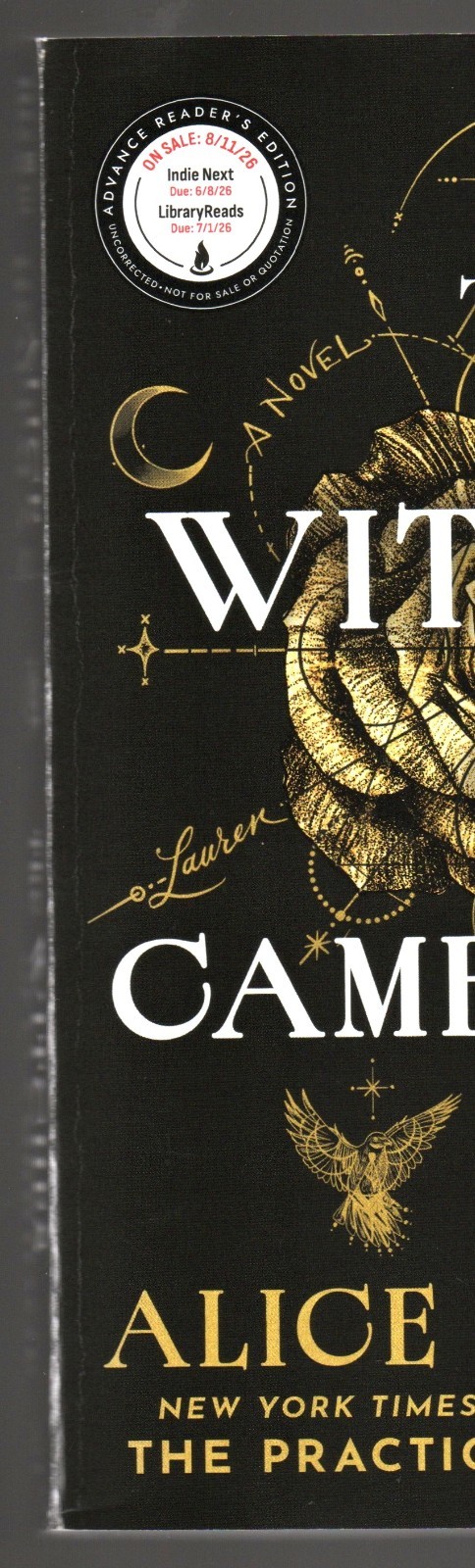 The Witches of Cambridge by Alice Hoffman ARC Free Shipping