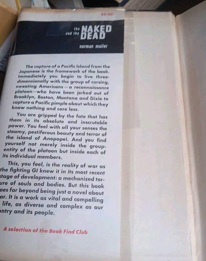 The Naked and the Dead Norman Mailer FIRST EDITION “R” 1948 Hardcover