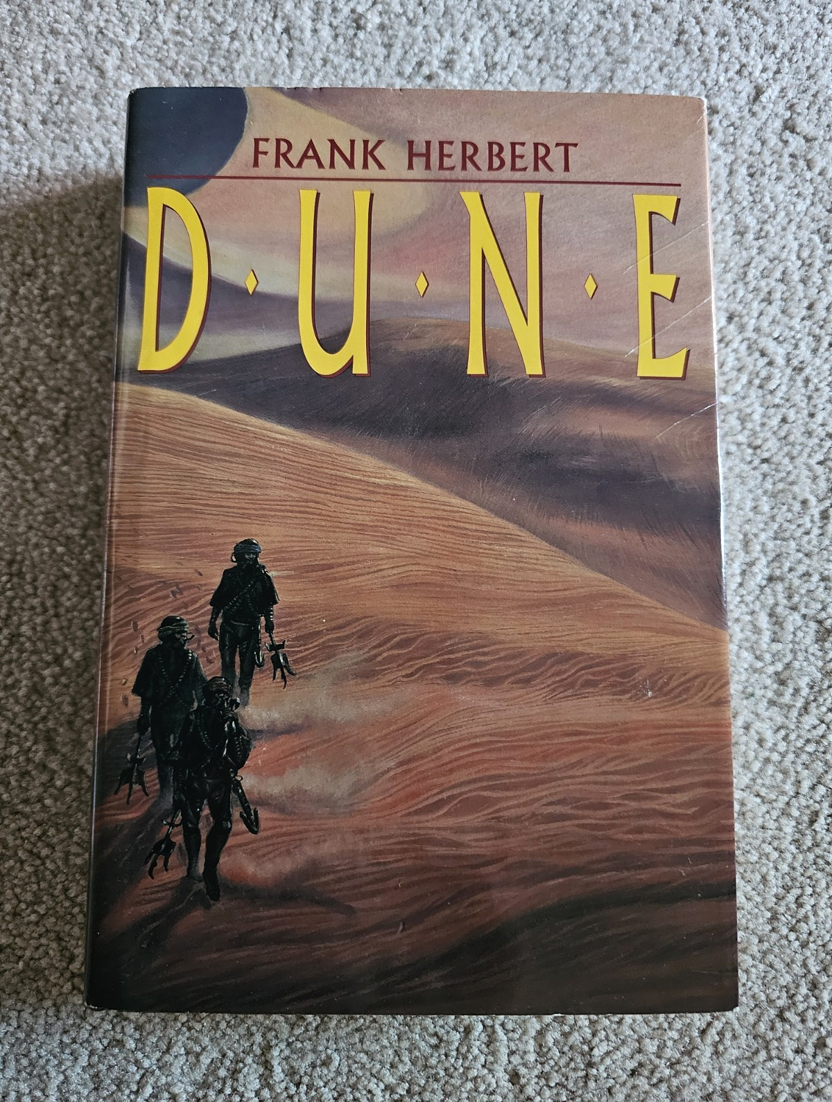 Frank Herbert Dune Hardcover Novel w/ Dust Jacket, Dune Series Sci-Fi