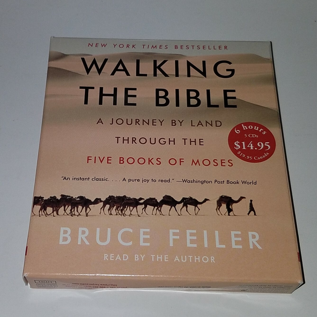 Bruce Feiler Audiobook Lot Abraham Walking the Bible CDs Books