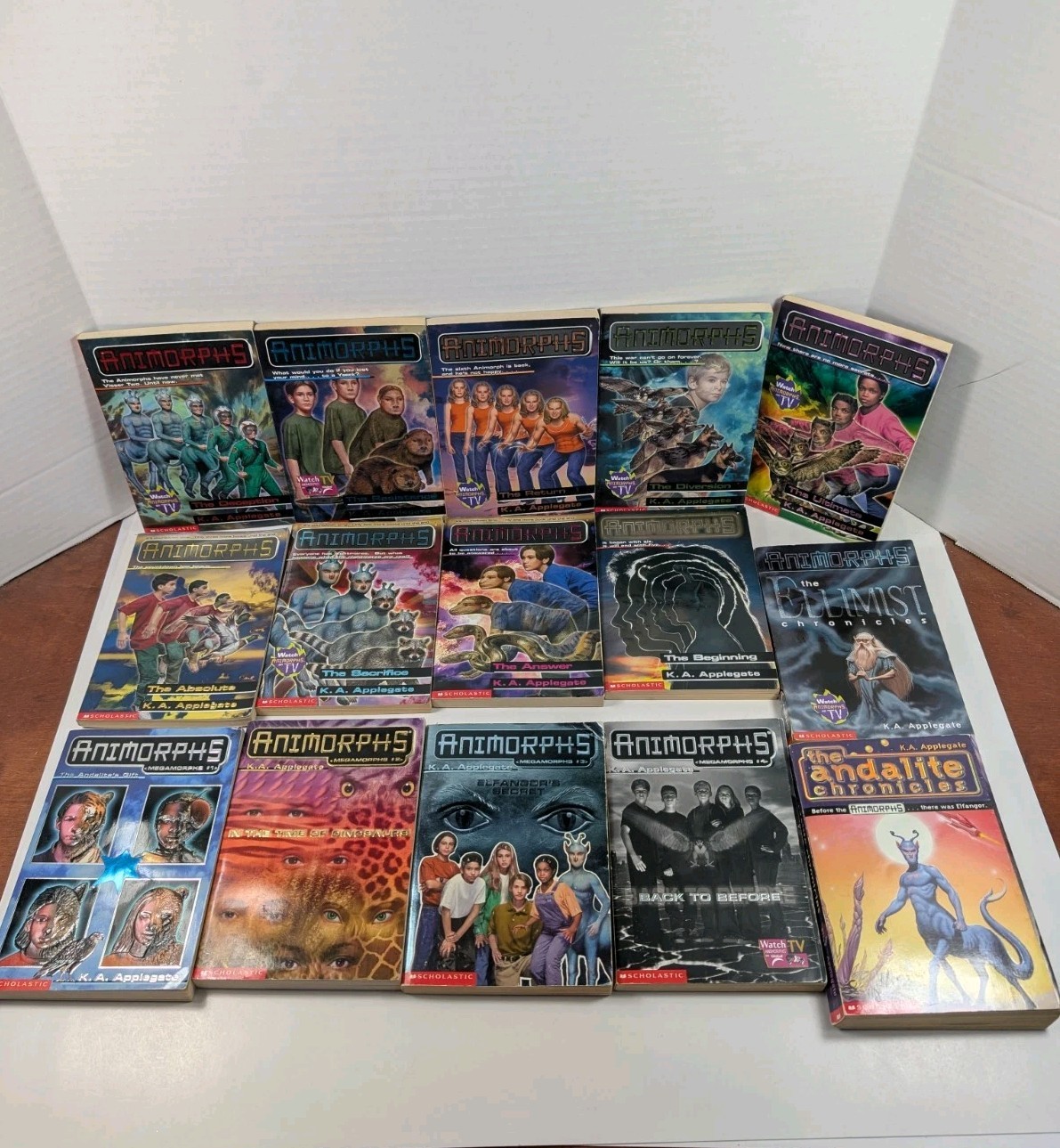 Animorphs Complete Series Lot Set of 64 Vintage 1-54 + 10 KA Applegate Megamorph