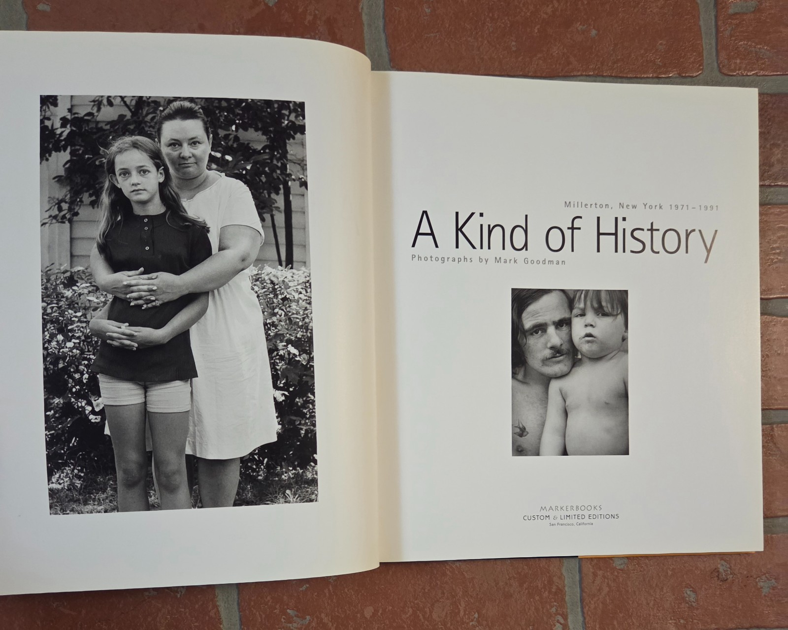 “A KIND OF HISTORY” Millerton,New York 1971-1991 Mark Goodman Photography RARE