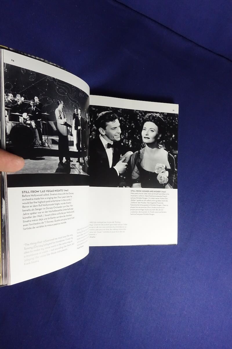 SINATRA Alain Silver TASCHEN MOVIE ICONS BOOK Frank Sinatra Photos Photography