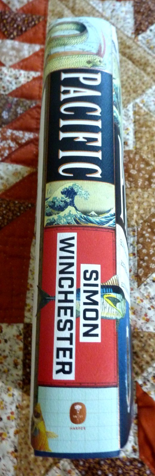 Pacific by Simon Winchester, HarperCollins 2015 1st edition HC Autographed Copy