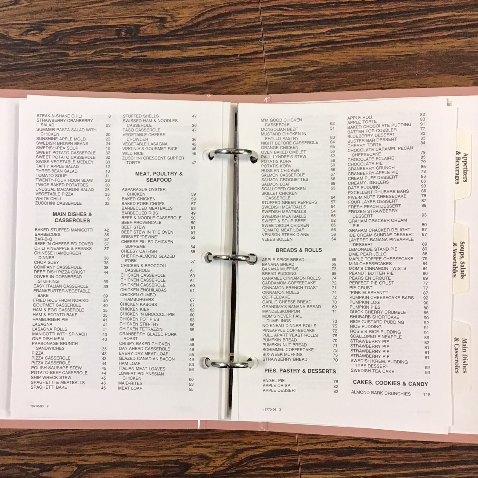 Galesburg Illinois Covenant Church Women Vtg 1996 Cookbook SEE INDEX PHOTOS