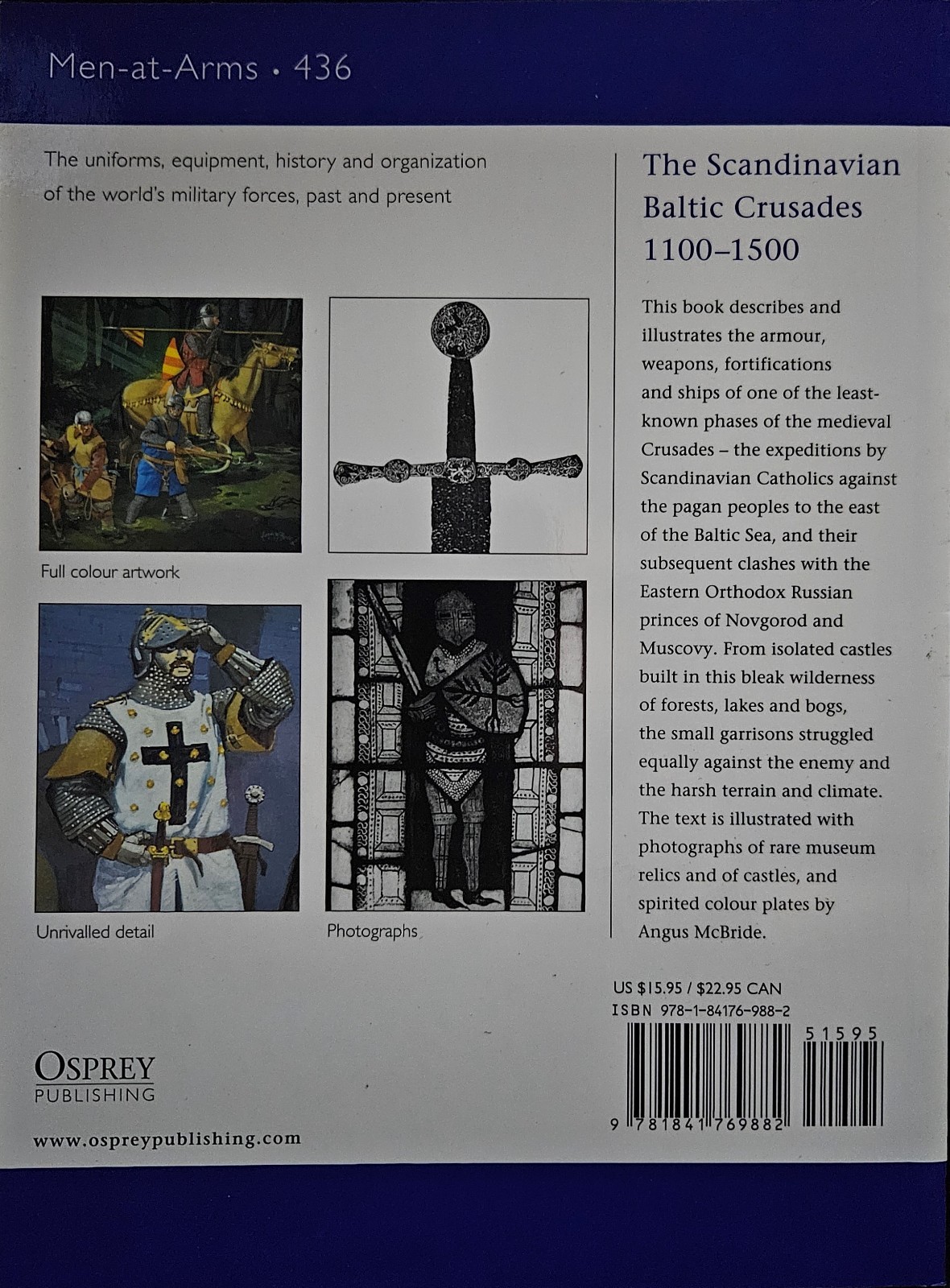 Scandinavian Baltic Crusades 1100-1500 Osprey Men-at-Arms Series 436