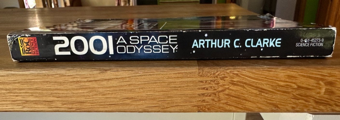 2001 – A Space Odyssey by Arthur C. Clarke 1993 Paperback Signed