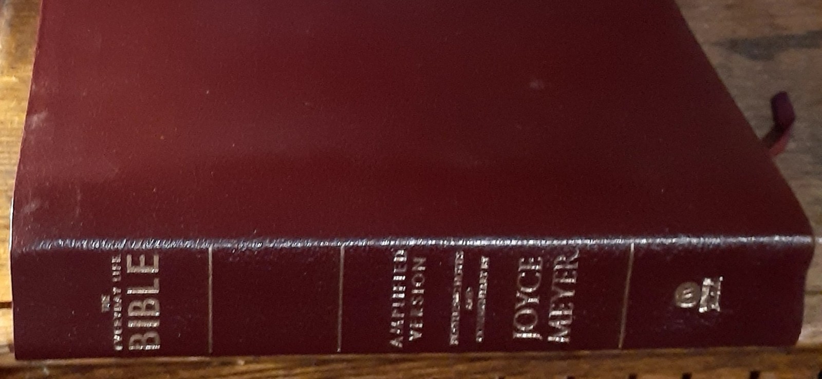 2006 Amplified Everyday Life Bible Joyce Meyer Leather Clean W/Pink Cover Case