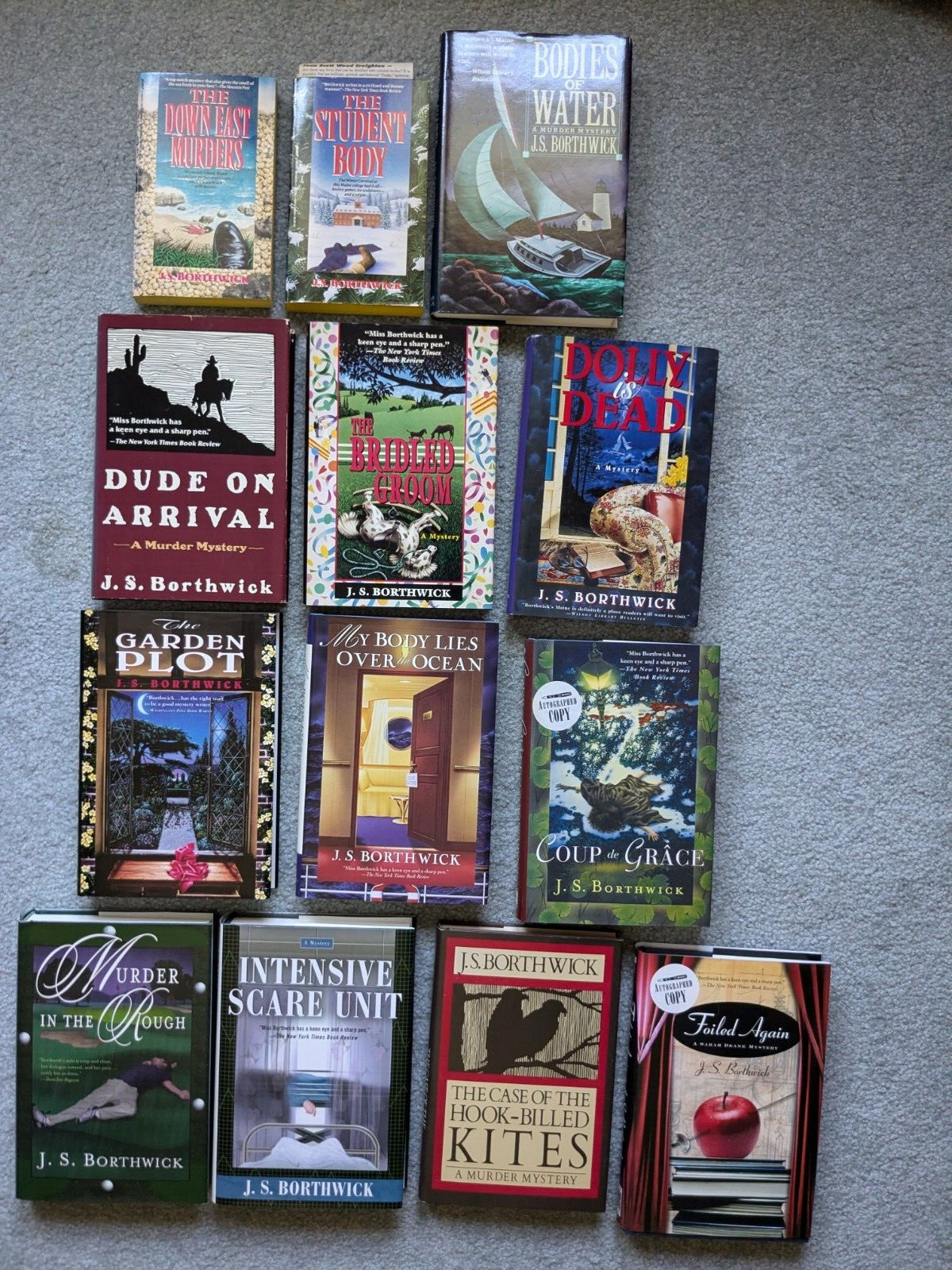 Lot 13 by J S Borthwick: Sarah Deane series with 2 Autographed!