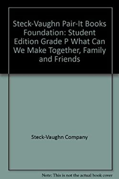 What Can We Make Together Paperback Steck-Vaughn Staff