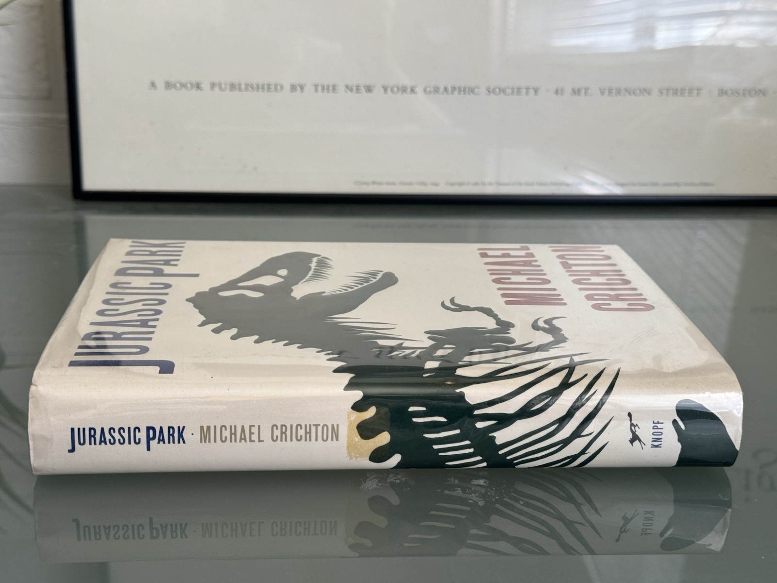 Jurassic Park – Michael Crichton (Hardcover) First Trade Edition/Print, 1st VG