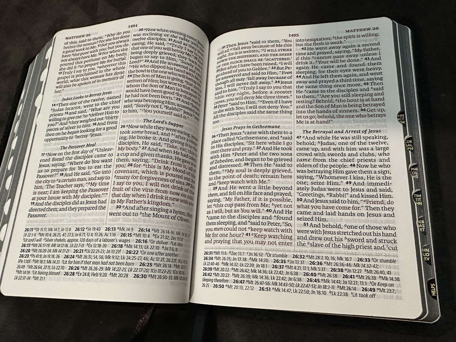 Lsb Legacy Standard Bible Portable Paragraph Reference Red Leather
