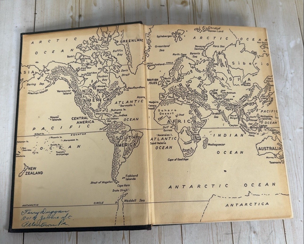 Lands and Peoples The World in Color Complete 7 Volume Set 1948 Grolier Society