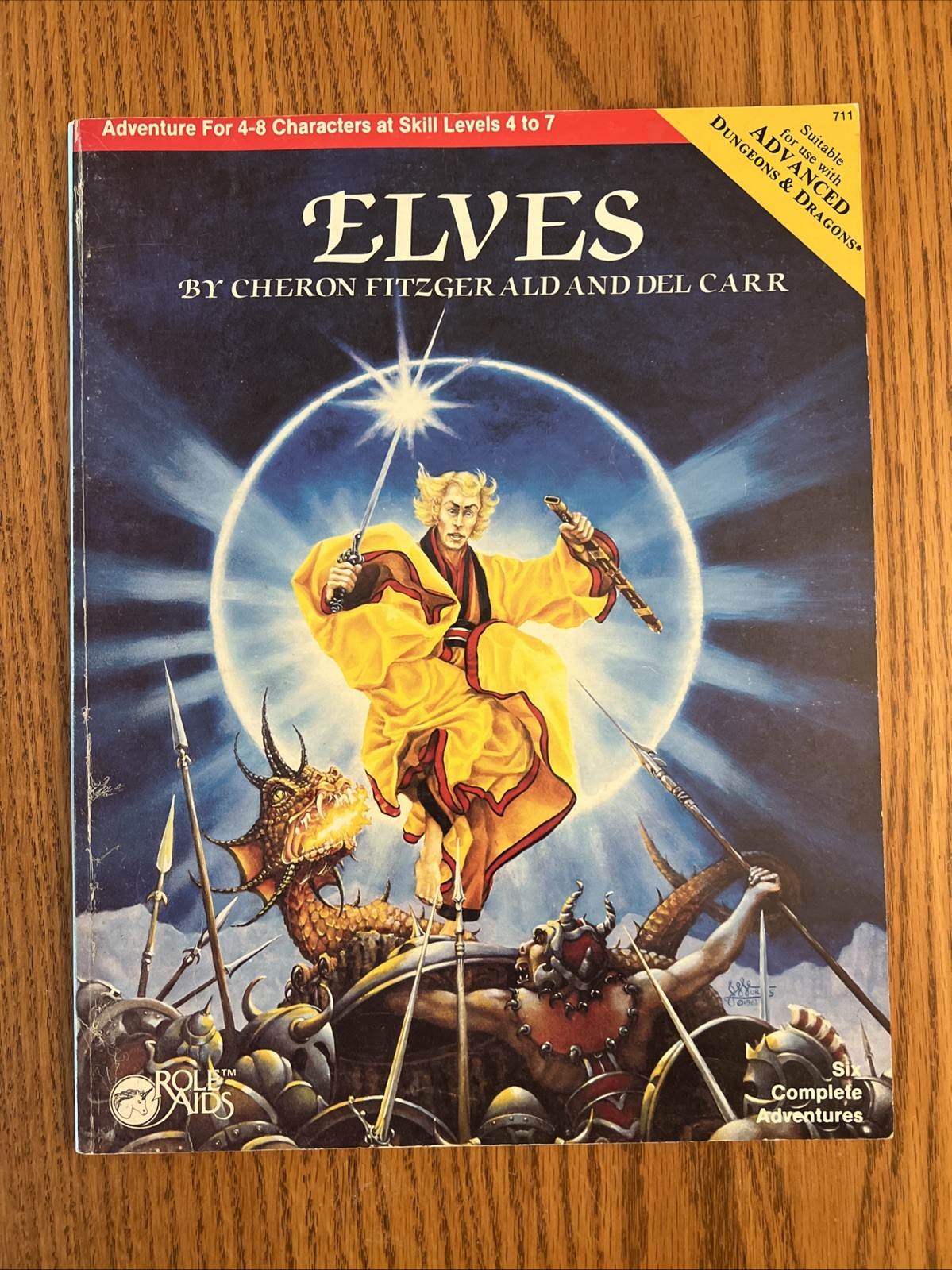 Mayfair Games Role Aids – Elves system neutral TTRPG supplement 711 Advanced D&D
