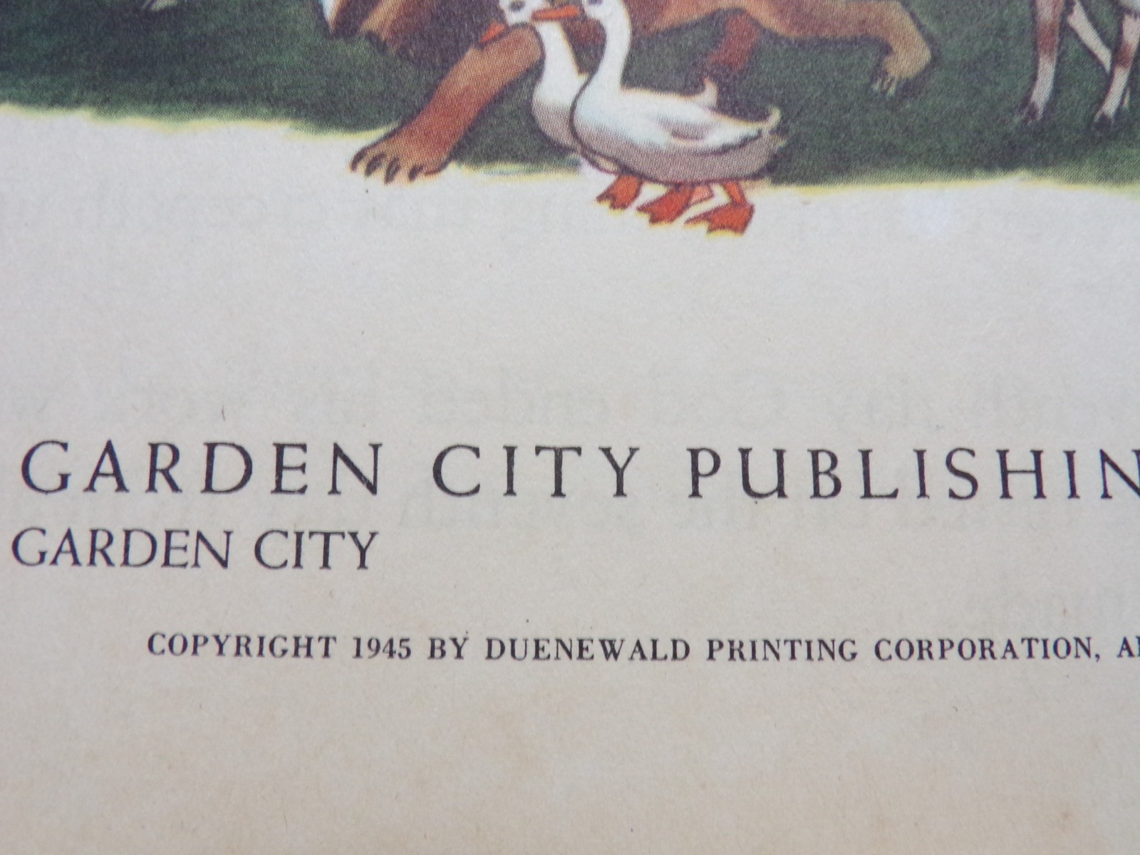 1945 THE BIBLE PICTURE BOOK HARD COVER COLOR ILLUSTRATED BY FLORIAN 48 PAGES