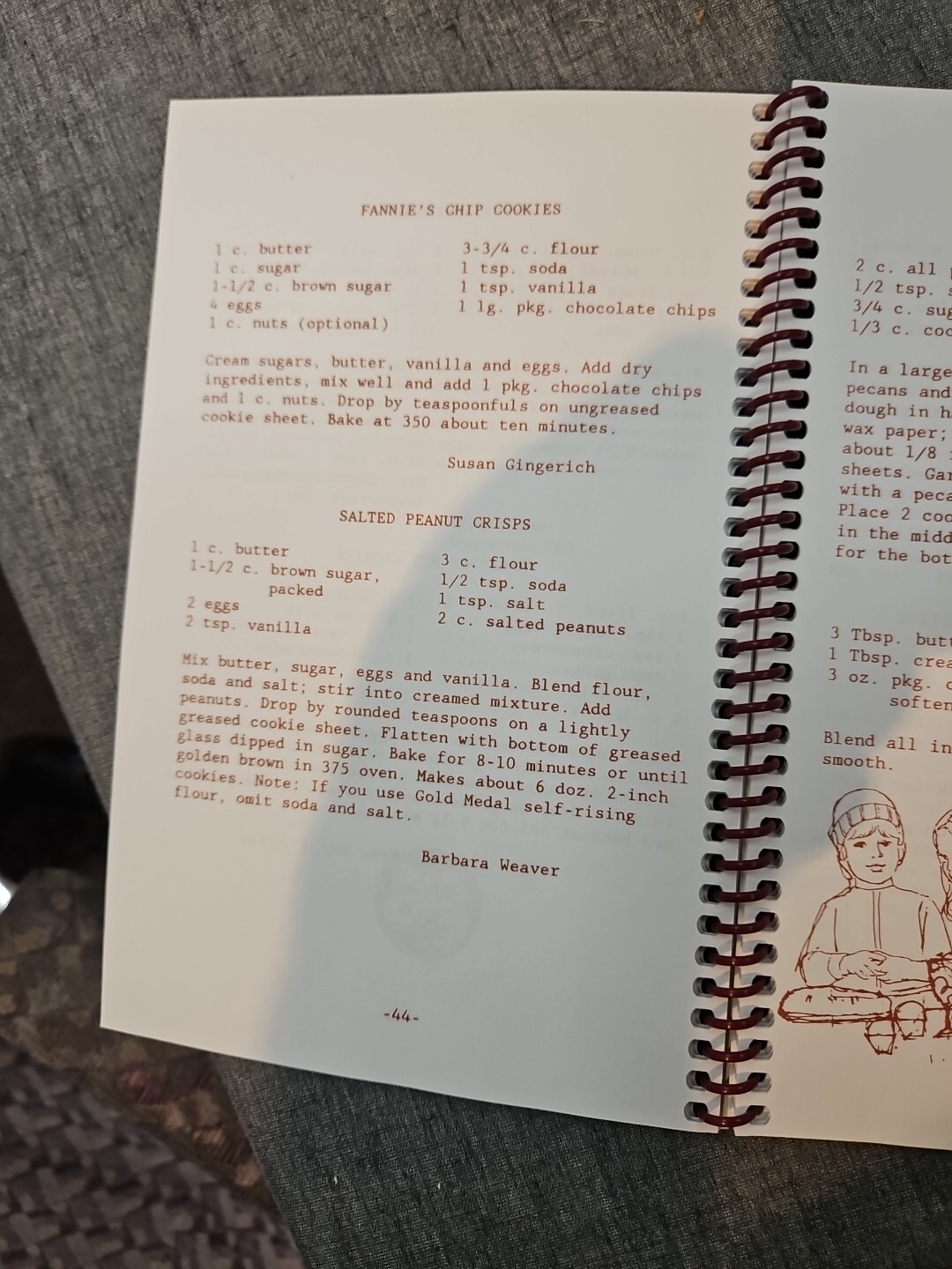 An Amish Potpourri Cookbook by Adrienne F. Lund Spiral Bound & Cookie Recipes