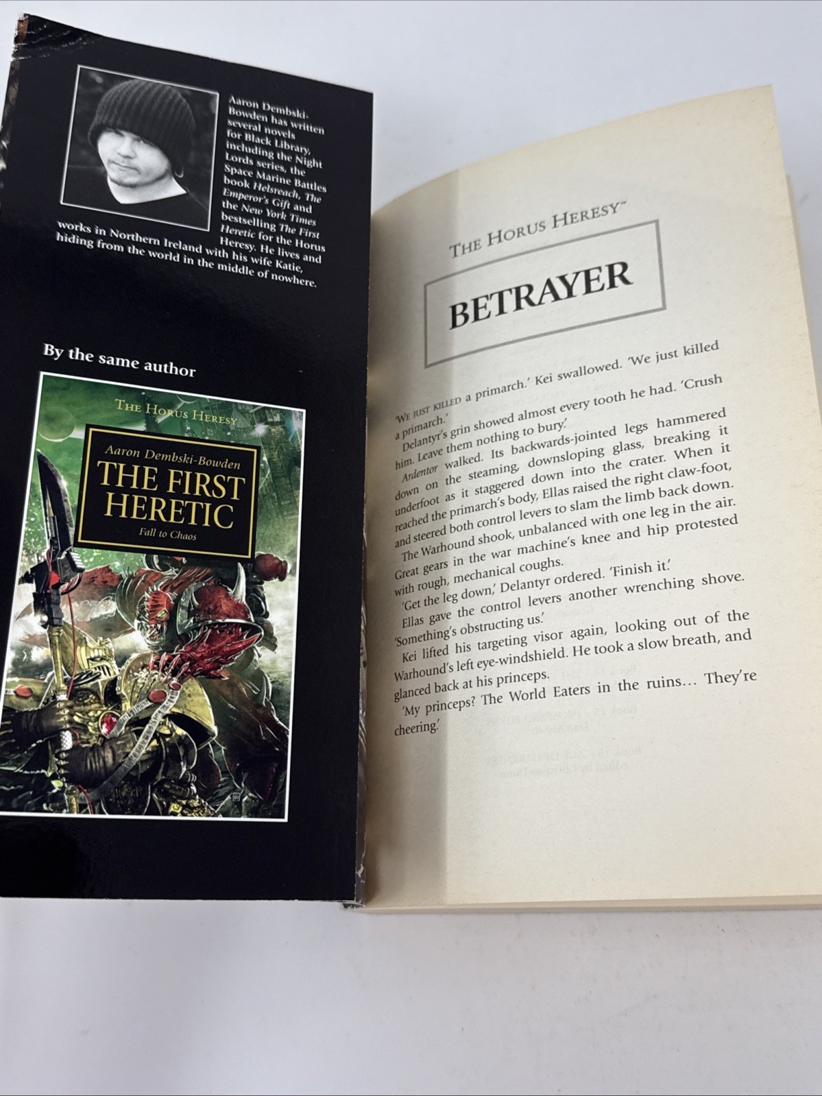 Betrayer by Aaron Dembski-Bowden 2013 TPB 1st Horus Heresy #24 Black Library 40k