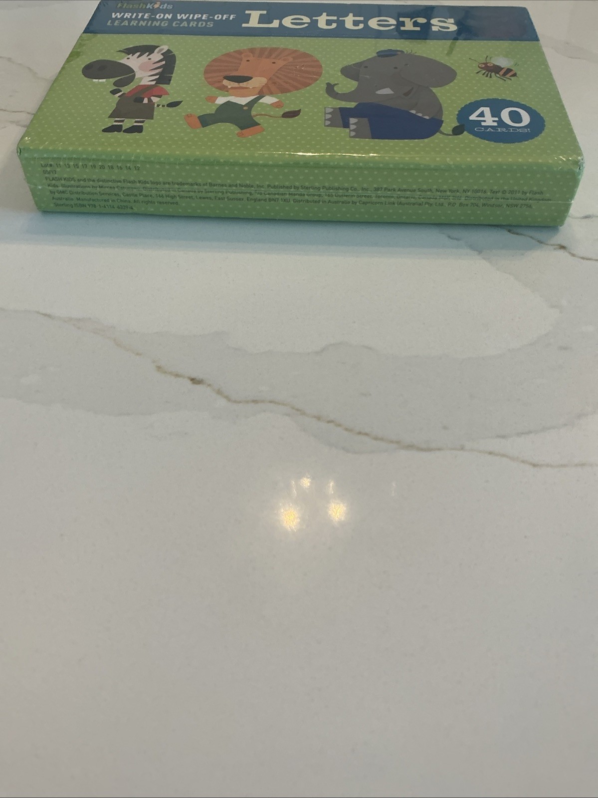 Write-On Wipe-Off Learning Cards: Letters