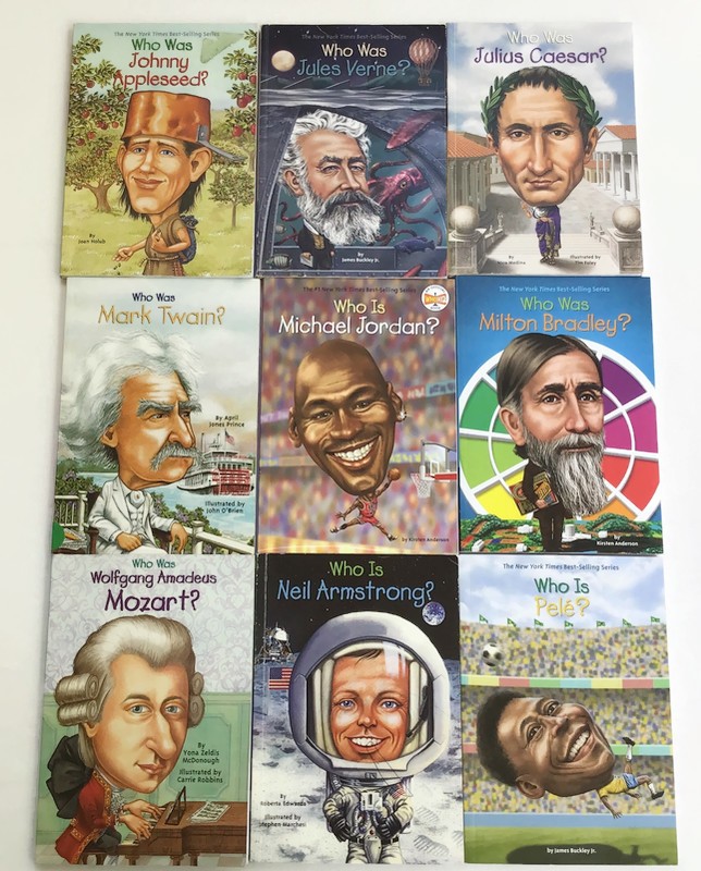 Who Was? What Is? Where Is? Book Lot 47 History Biography Paperbacks No Repeats