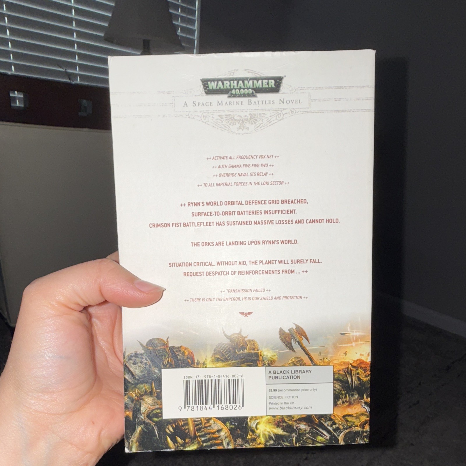Warhammer 40,000 Rynn’s World Space Marine Battles Paperback Steve Parker