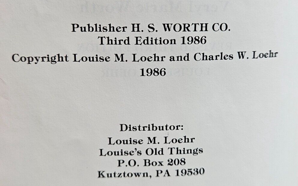 Willow Pattern China Collector’s Guide by Veryl Marie Worth & Louise M. Loehr