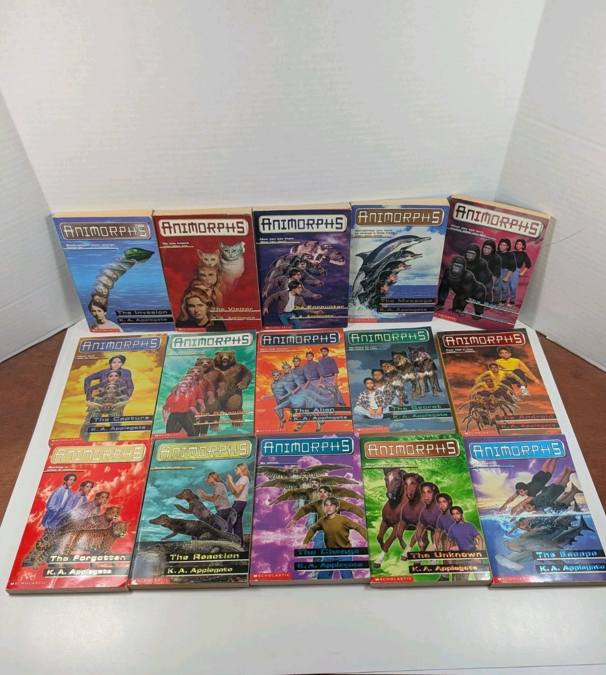 Animorphs Complete Series Lot Set of 64 Vintage 1-54 + 10 KA Applegate Megamorph