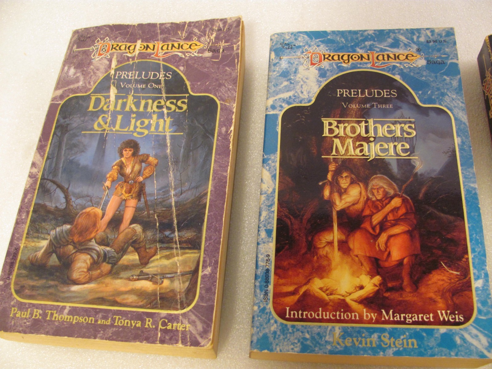 Dragonlance Paperback Book Lot of 10 Vtg Dungeons Dragons TSR Preludes Heroes